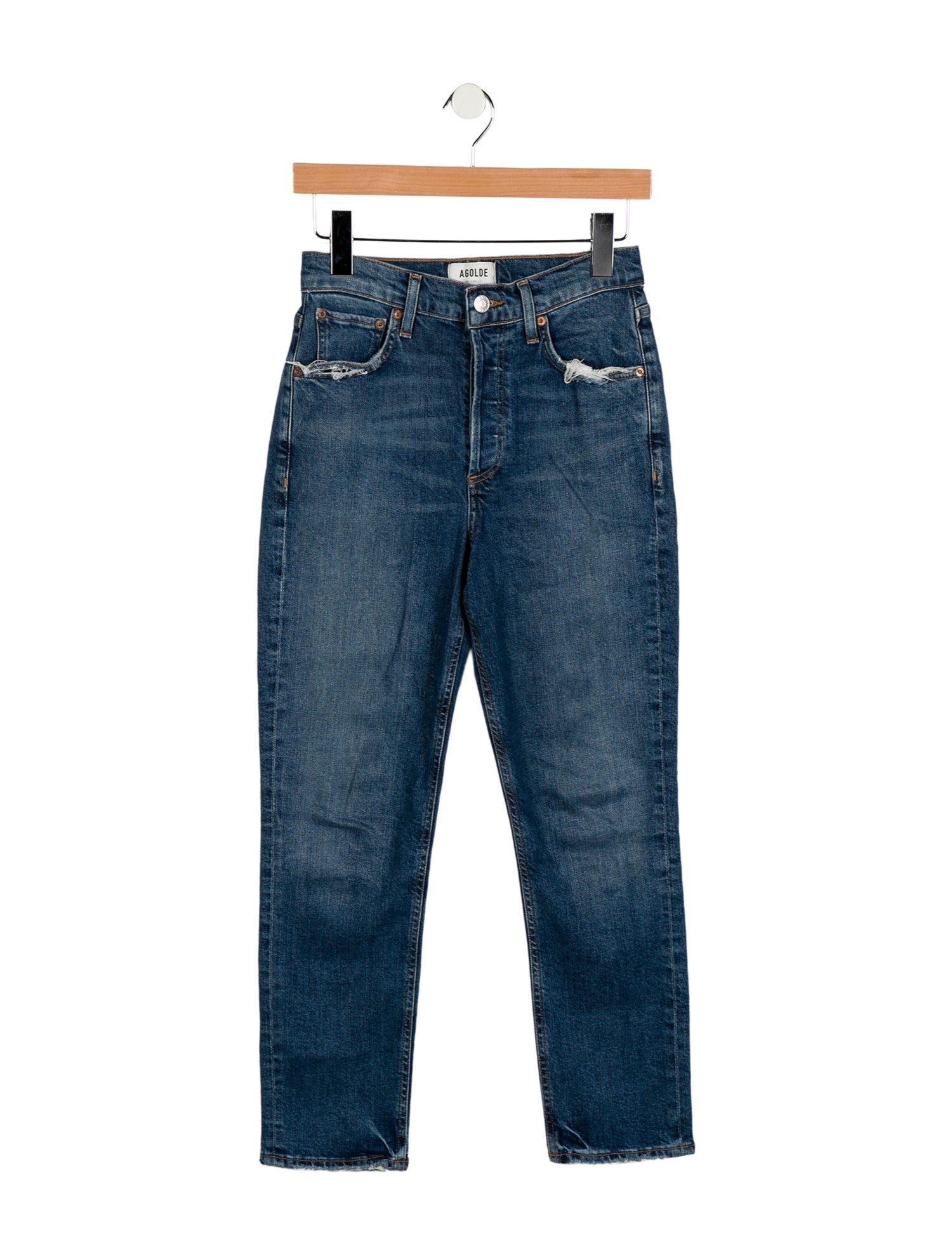 AGOLDE High-Rise Skinny Leg Jeans