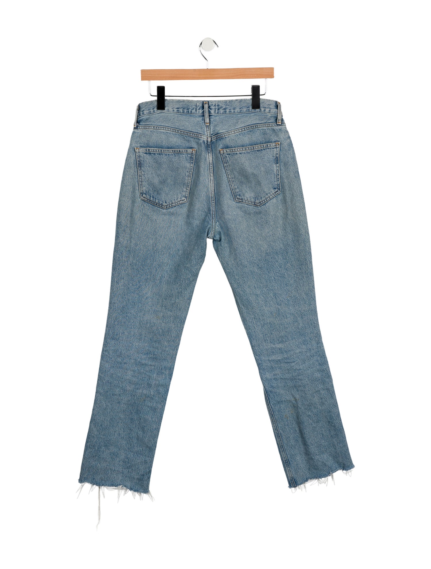 AGOLDE Mid-Rise Straight Leg Jeans