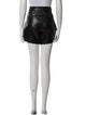 AGOLDE Leather Mini Shorts