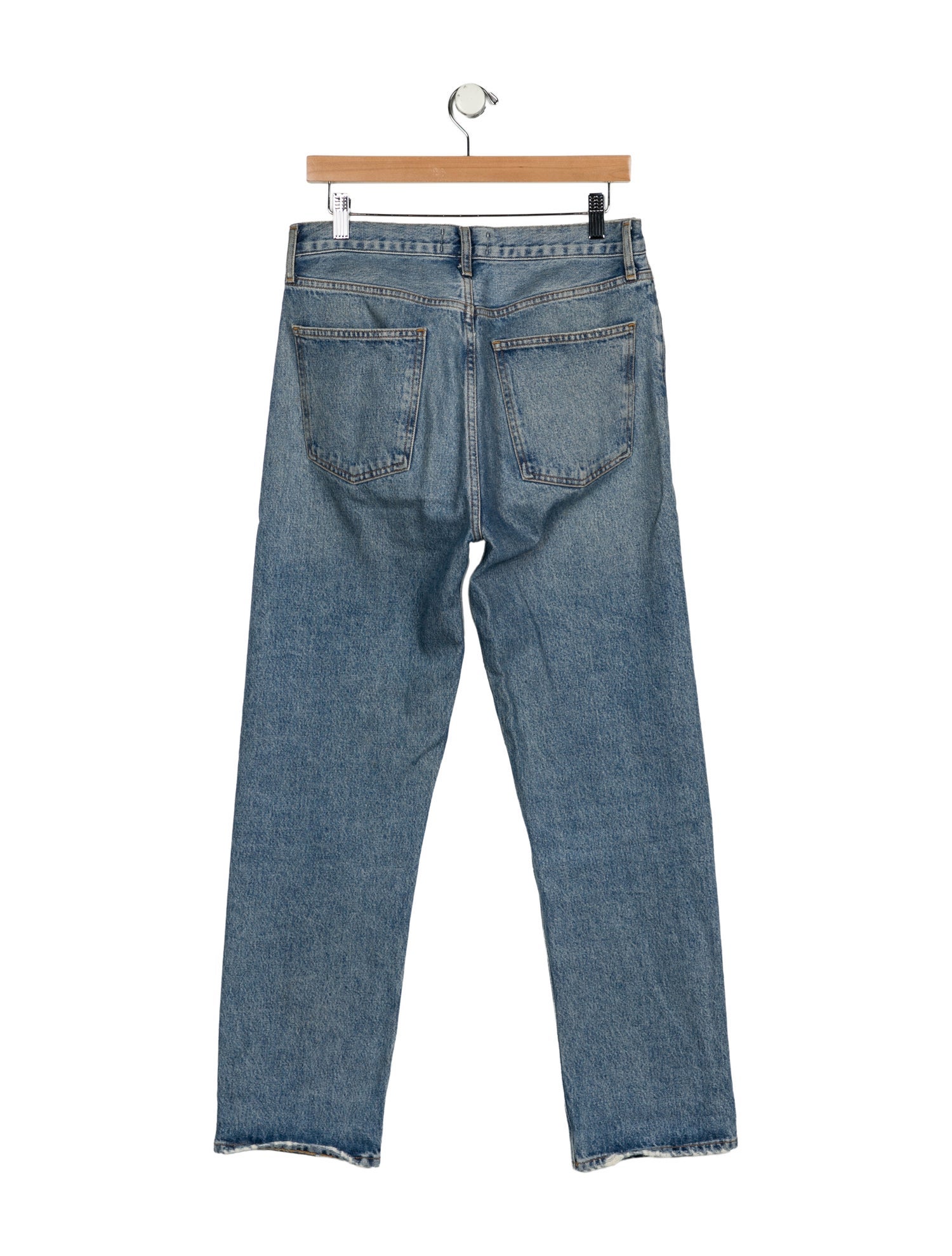 AGOLDE High-Rise Straight Leg Jeans