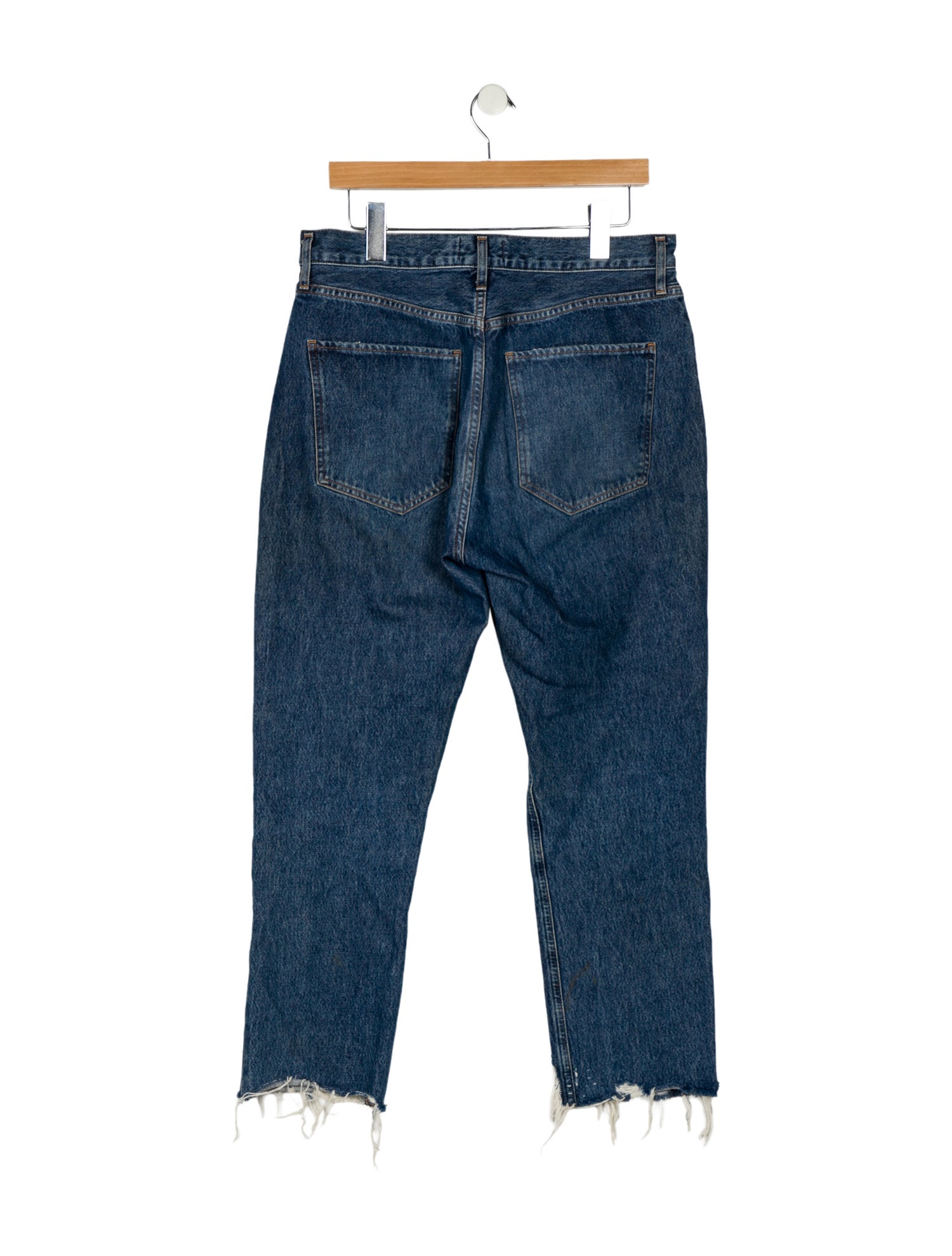AGOLDE High-Rise Straight Leg Jeans