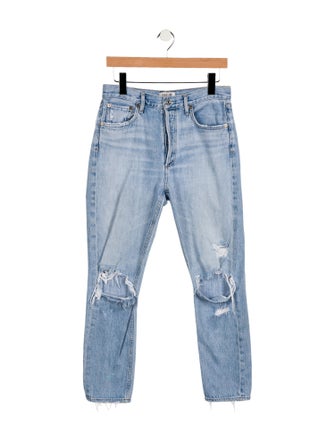 AGOLDE High-Rise Straight Leg Jeans