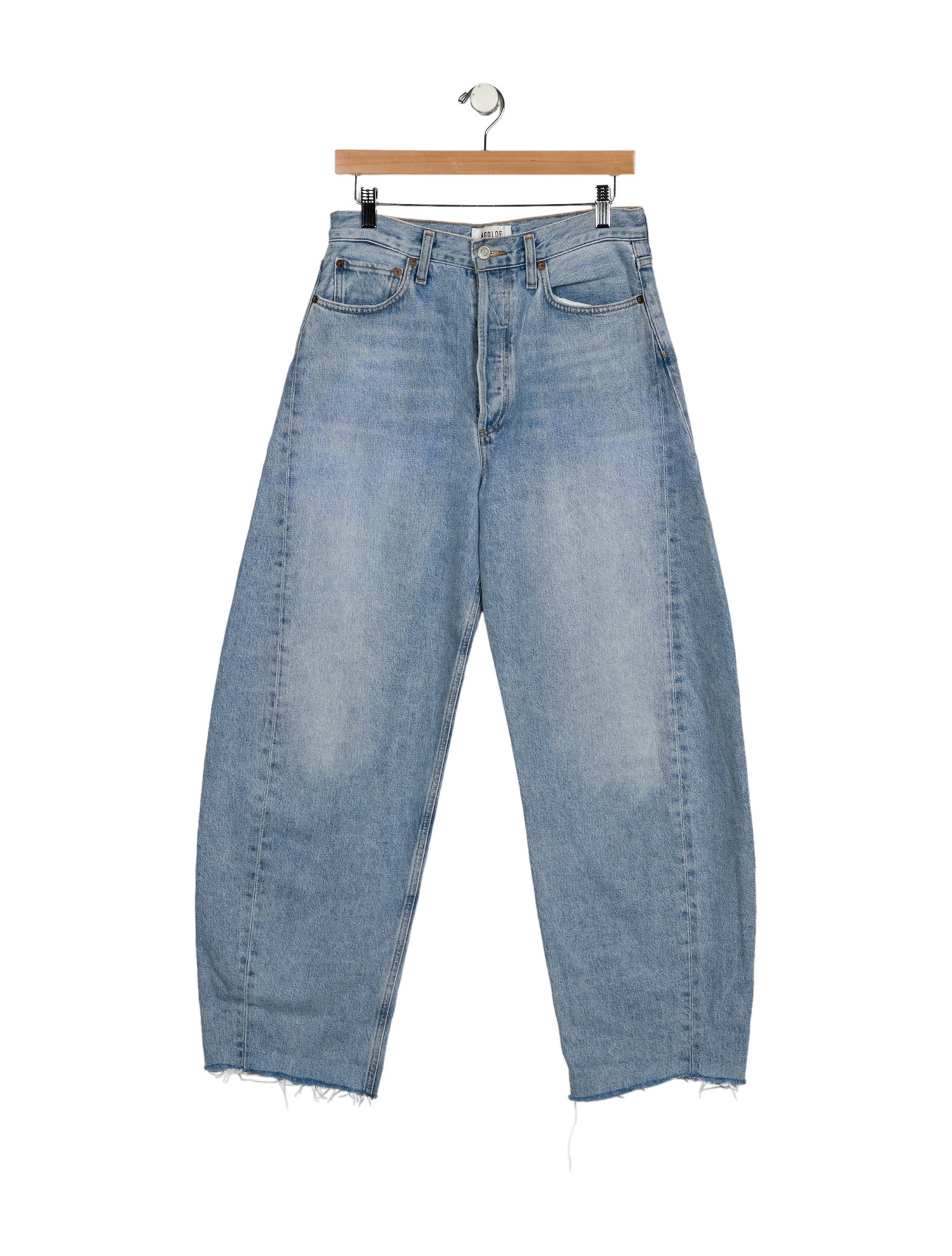 AGOLDE High-Rise Straight Leg Jeans