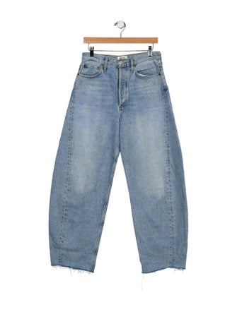 AGOLDE High-Rise Straight Leg Jeans