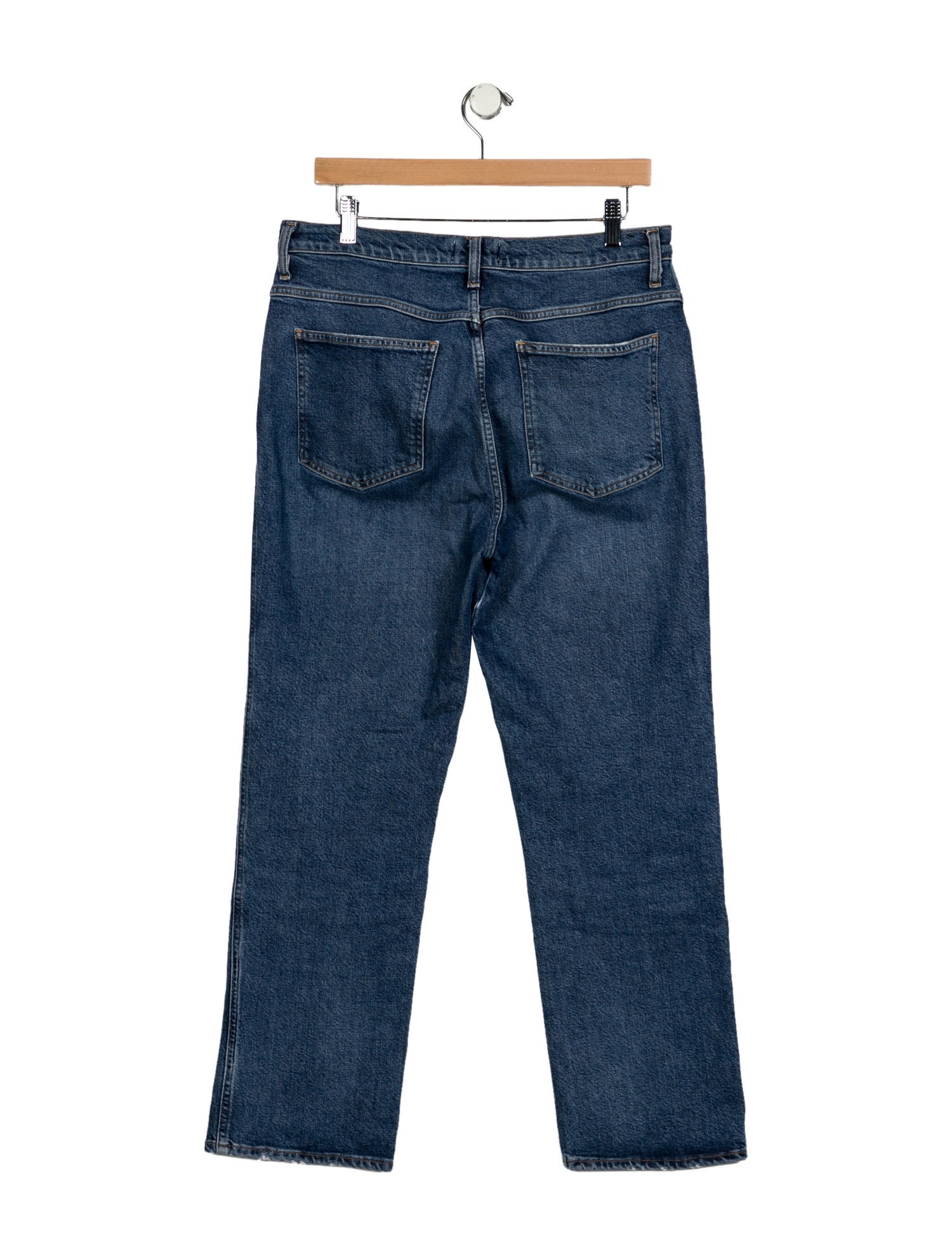 AGOLDE Mid-Rise Straight Leg Jeans