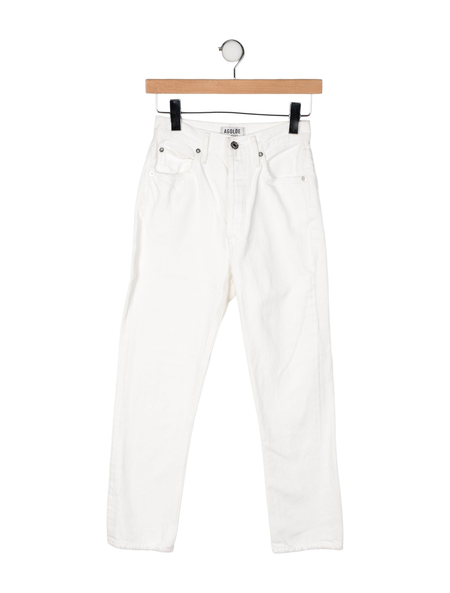 AGOLDE Mid-Rise Straight Leg Jeans