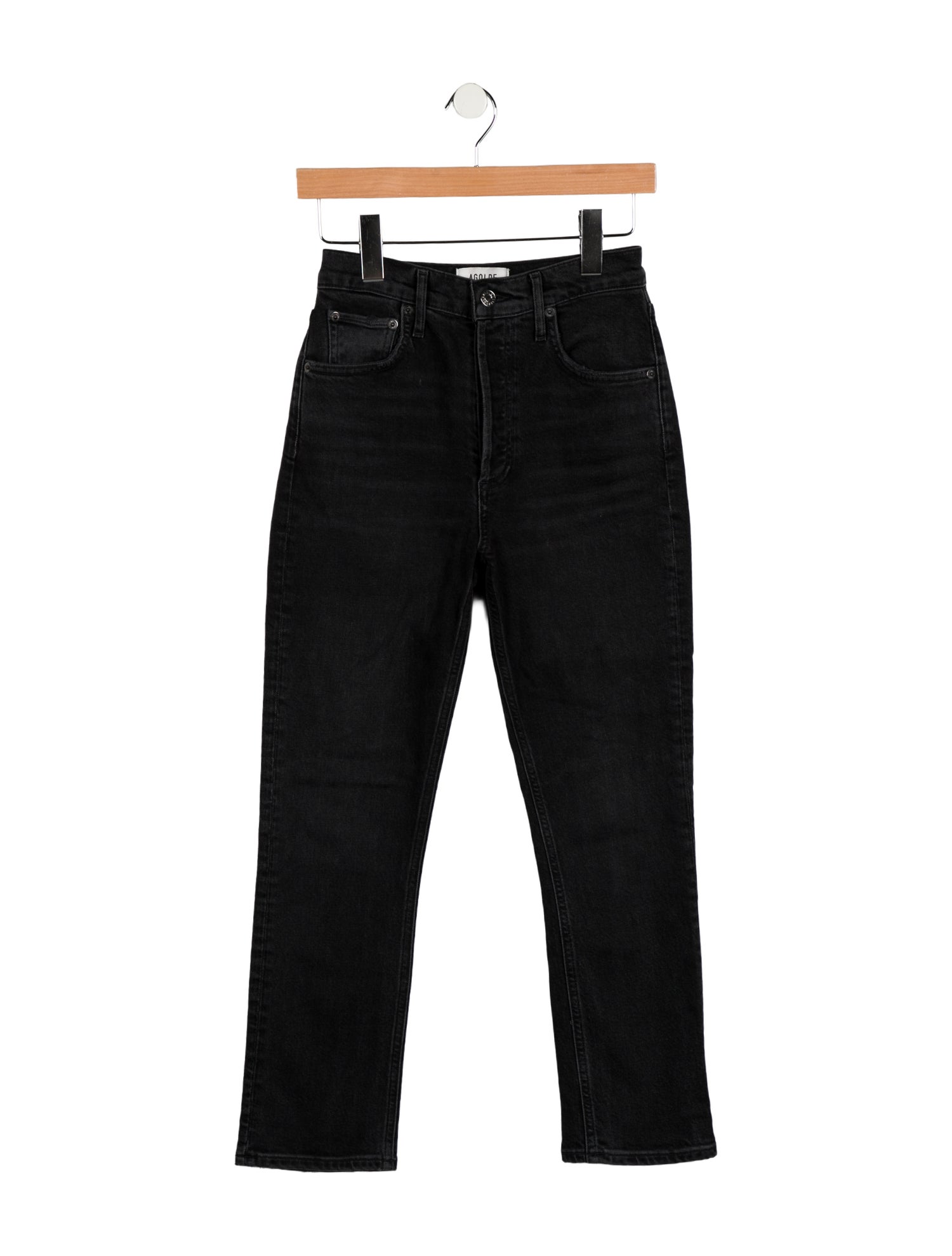 AGOLDE High-Rise Straight Leg Jeans