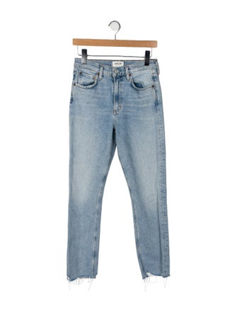 AGOLDE Mid-Rise Straight Leg Jeans