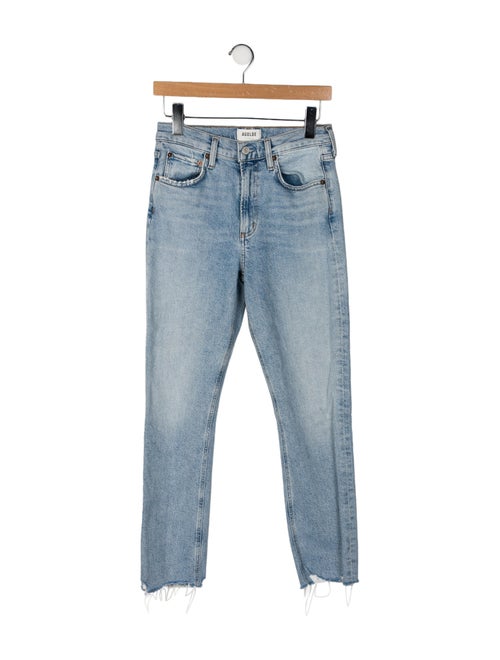 AGOLDE Mid-Rise Straight Leg Jeans