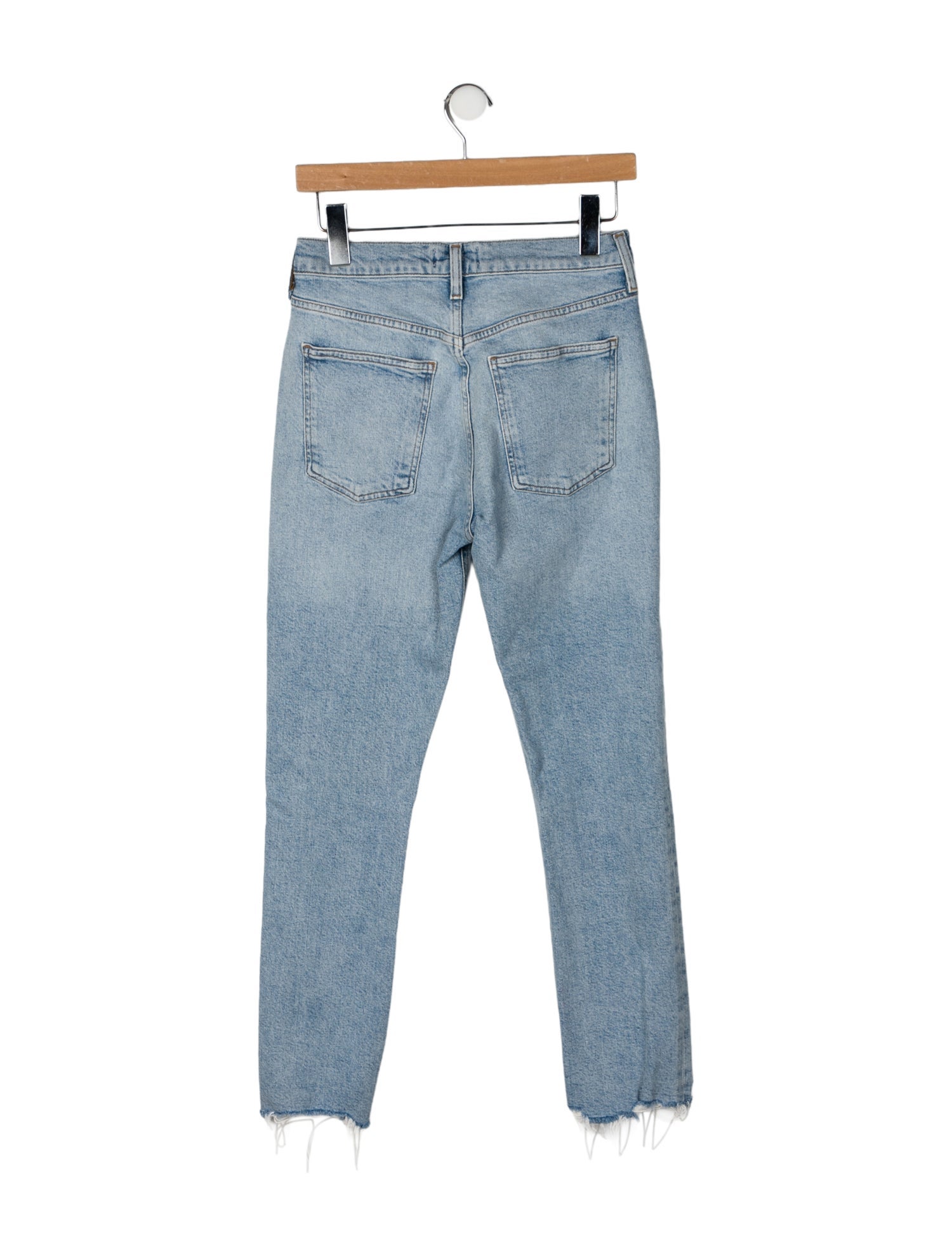 AGOLDE Mid-Rise Straight Leg Jeans