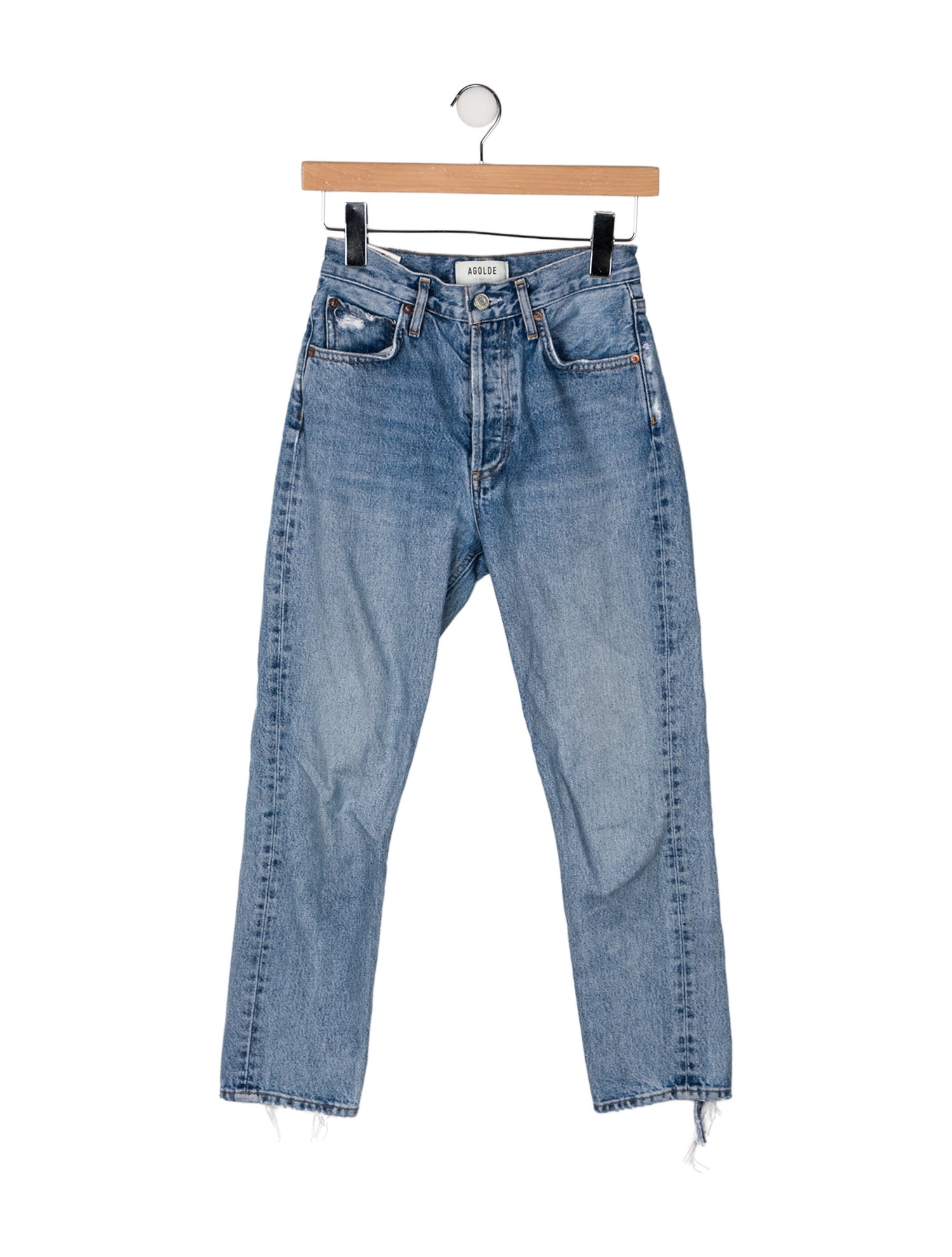 AGOLDE Mid-Rise Skinny Leg Jeans