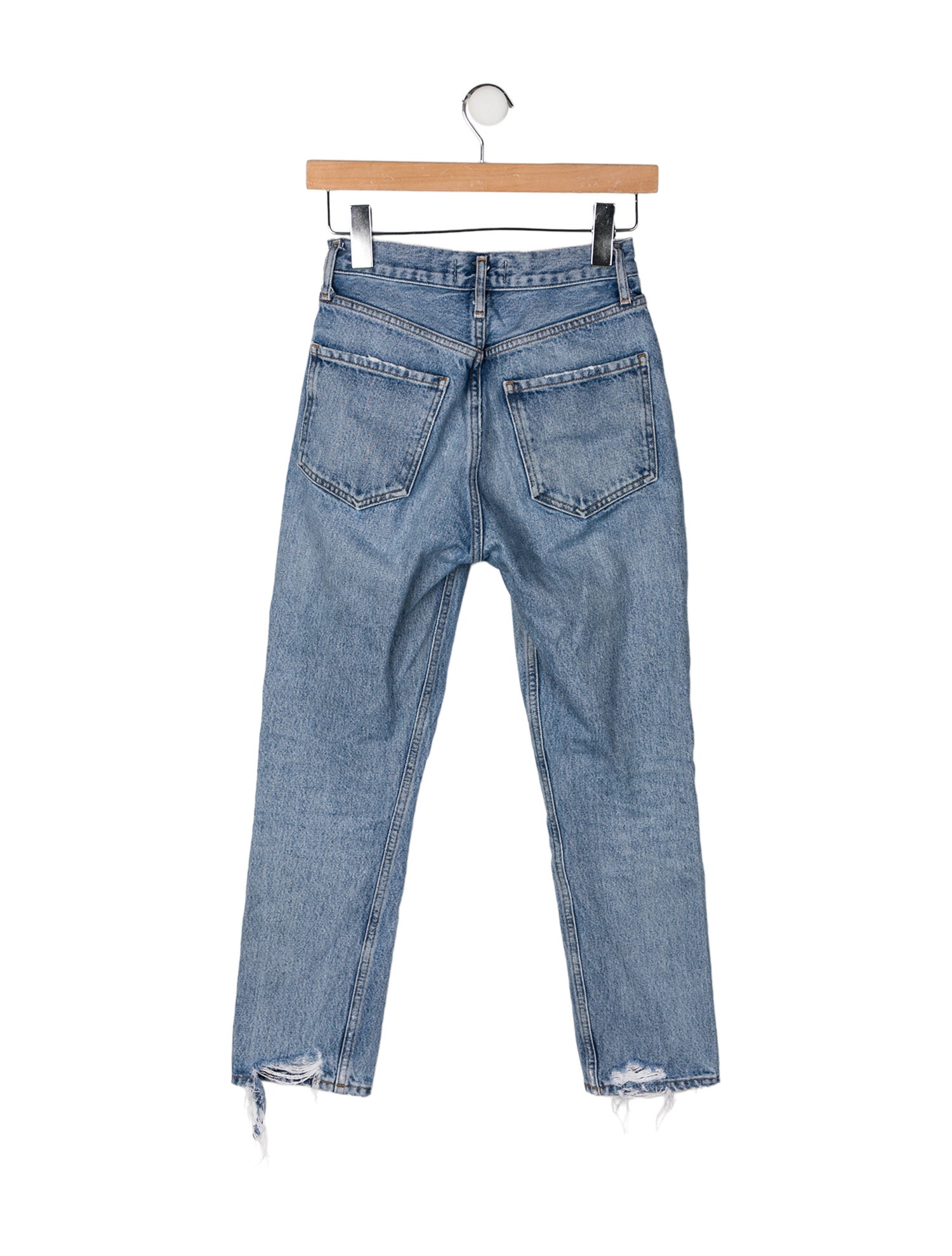 AGOLDE Mid-Rise Skinny Leg Jeans
