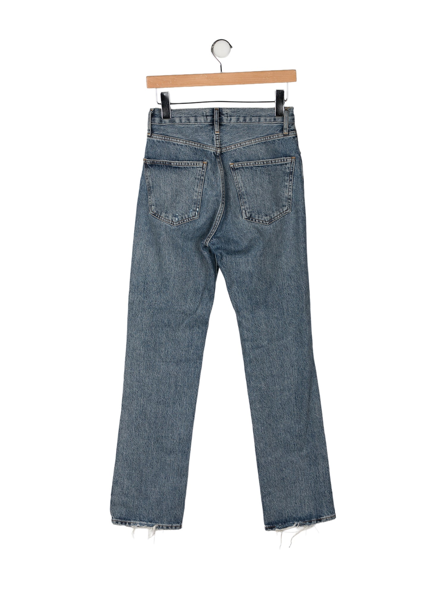 AGOLDE Mid-Rise Straight Leg Jeans