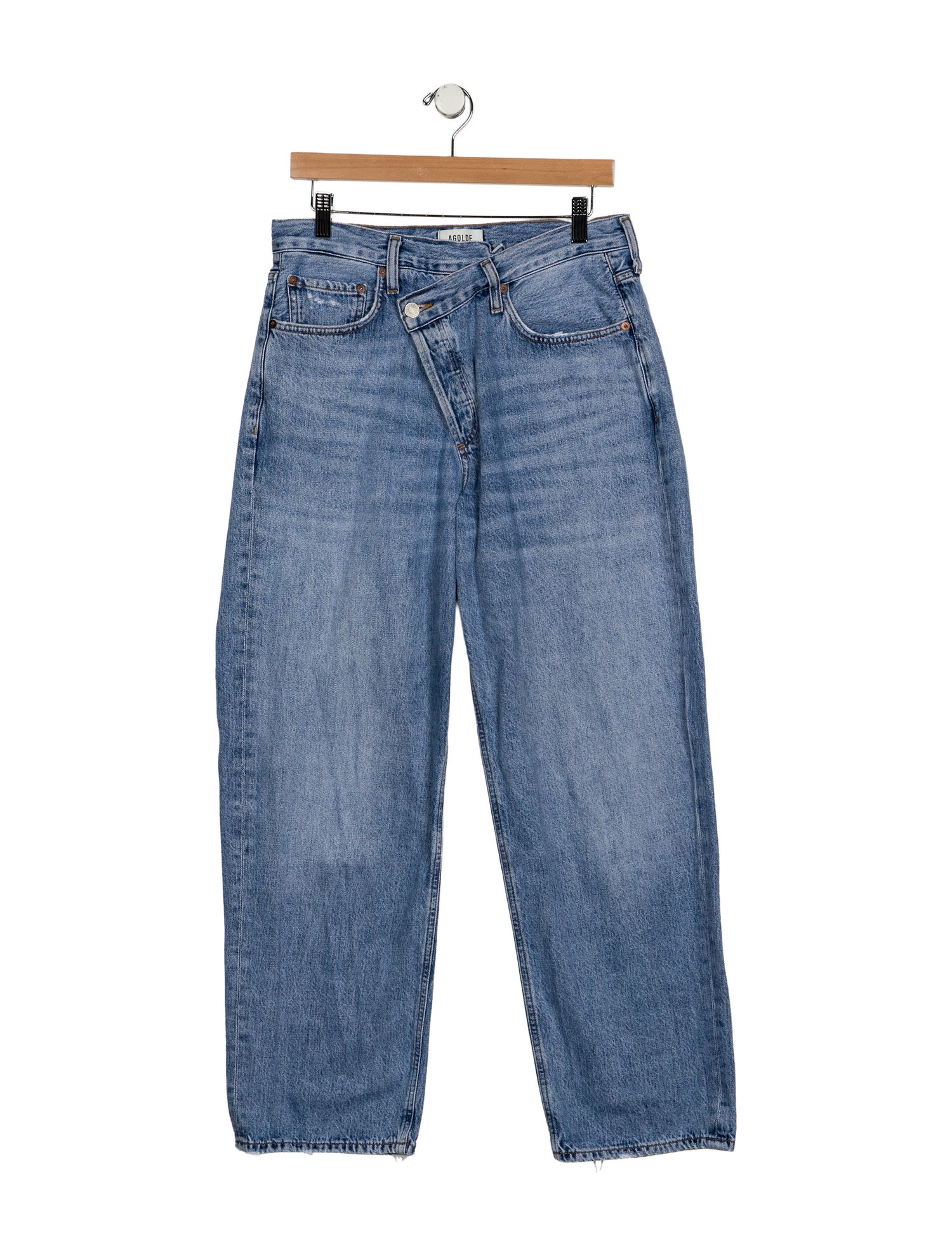AGOLDE High-Rise Straight Leg Jeans