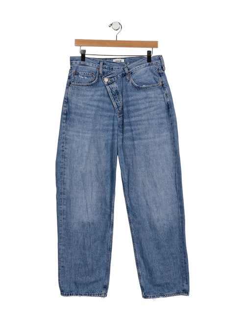 AGOLDE High-Rise Straight Leg Jeans