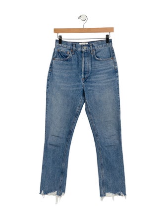 AGOLDE High-Rise Straight Leg Jeans