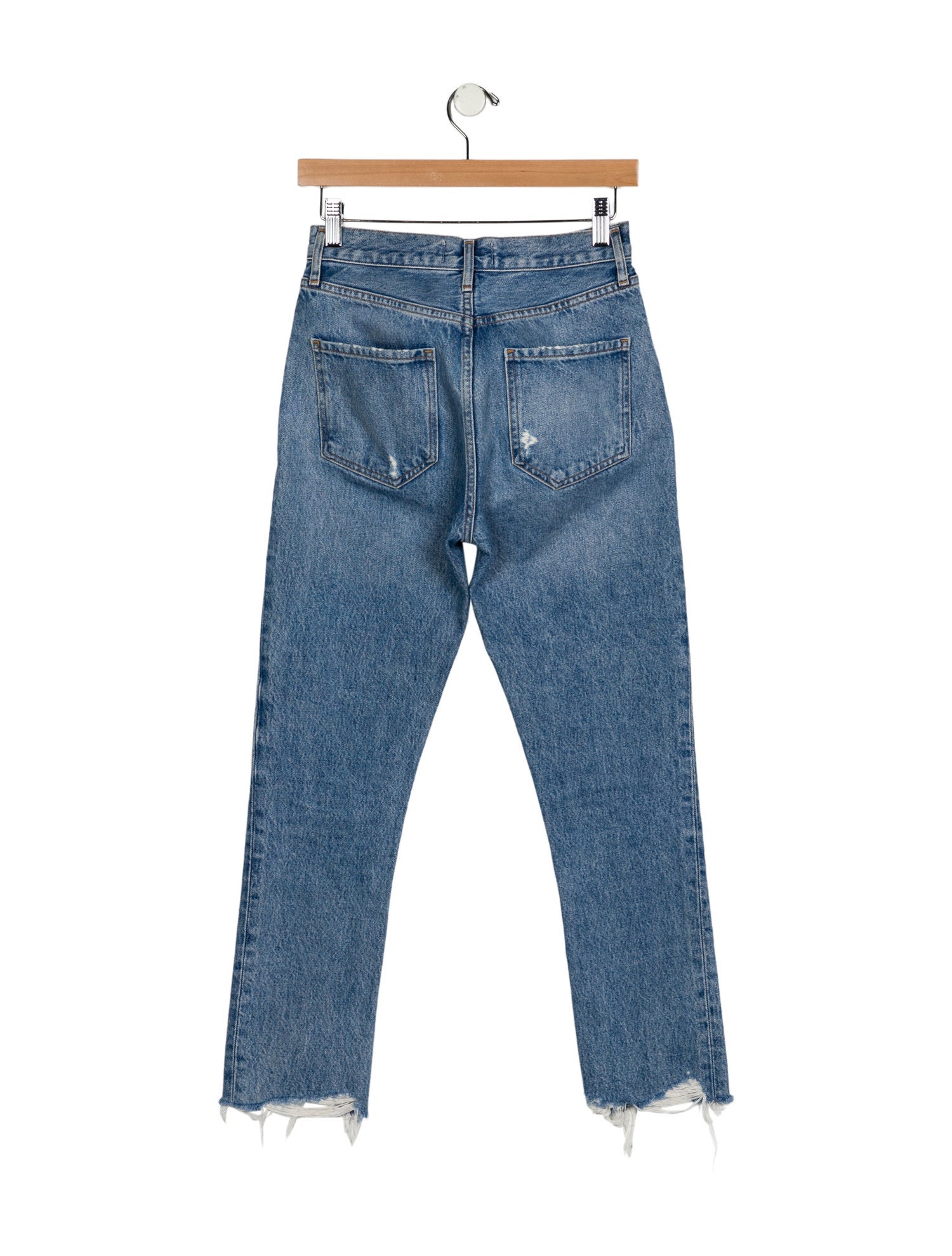 AGOLDE High-Rise Straight Leg Jeans