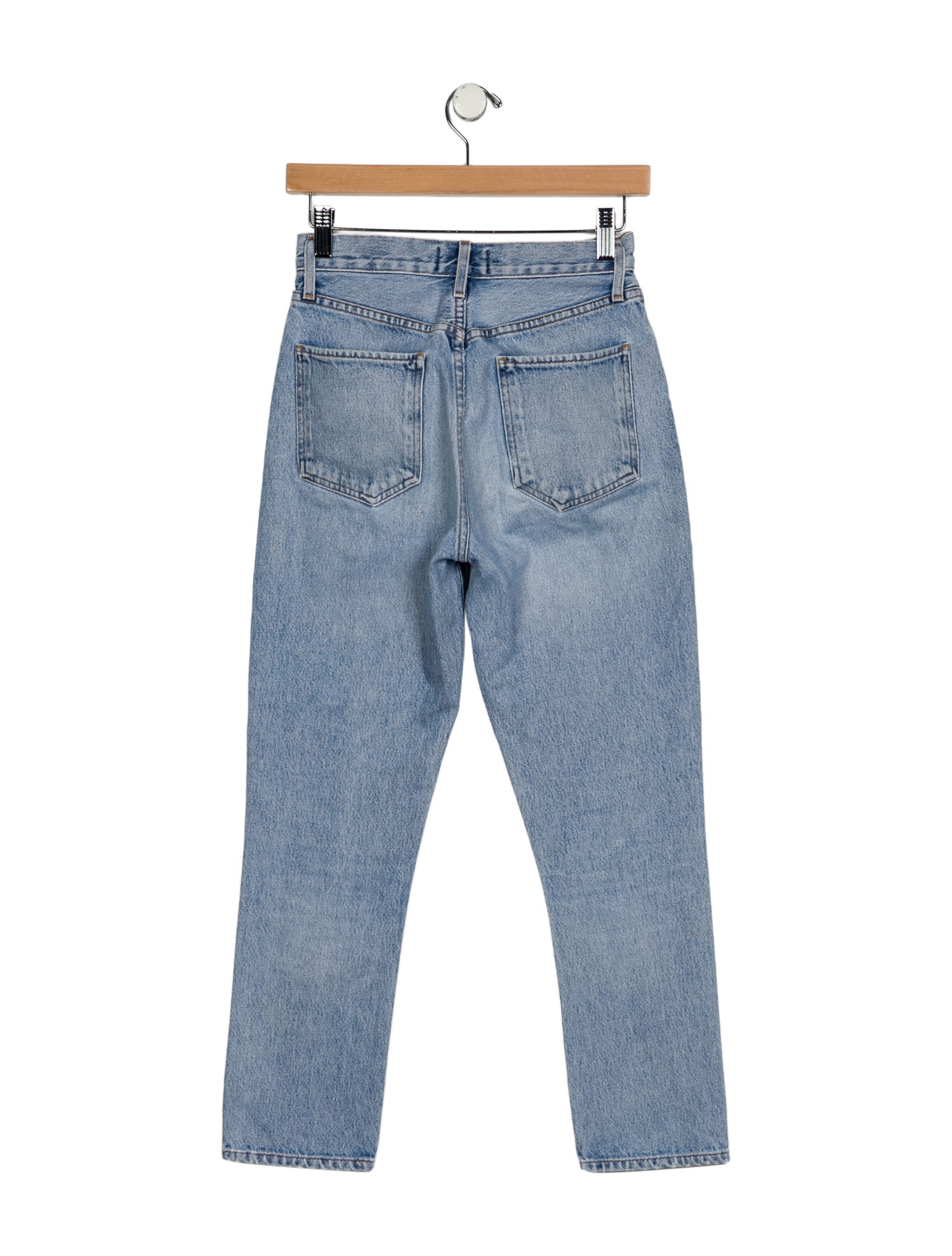 AGOLDE High-Rise Straight Leg Jeans