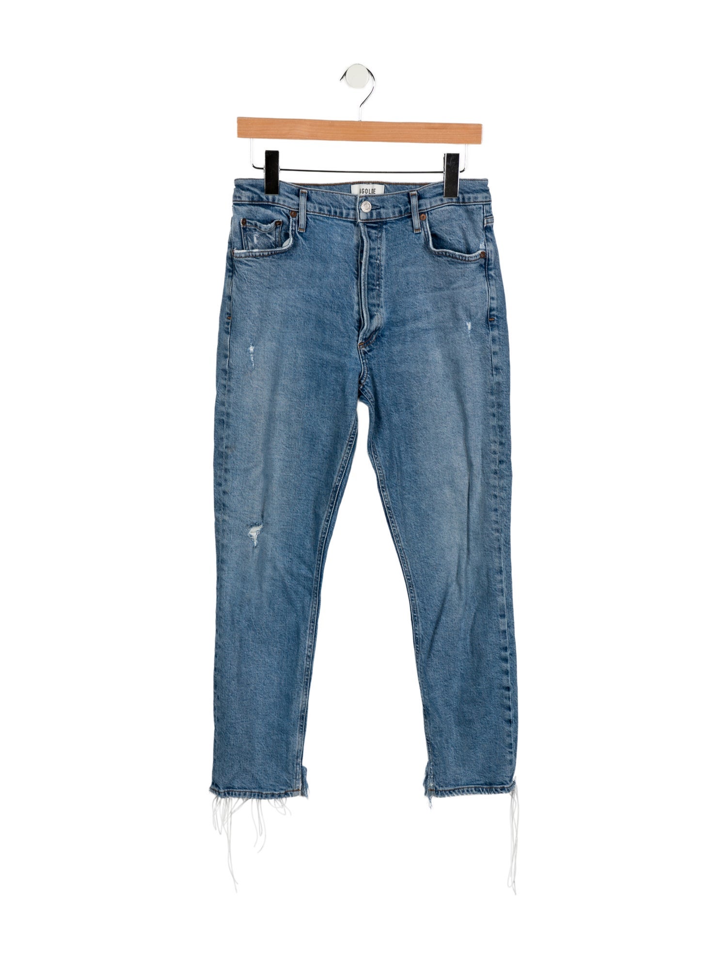 AGOLDE Mid-Rise Skinny Leg Jeans