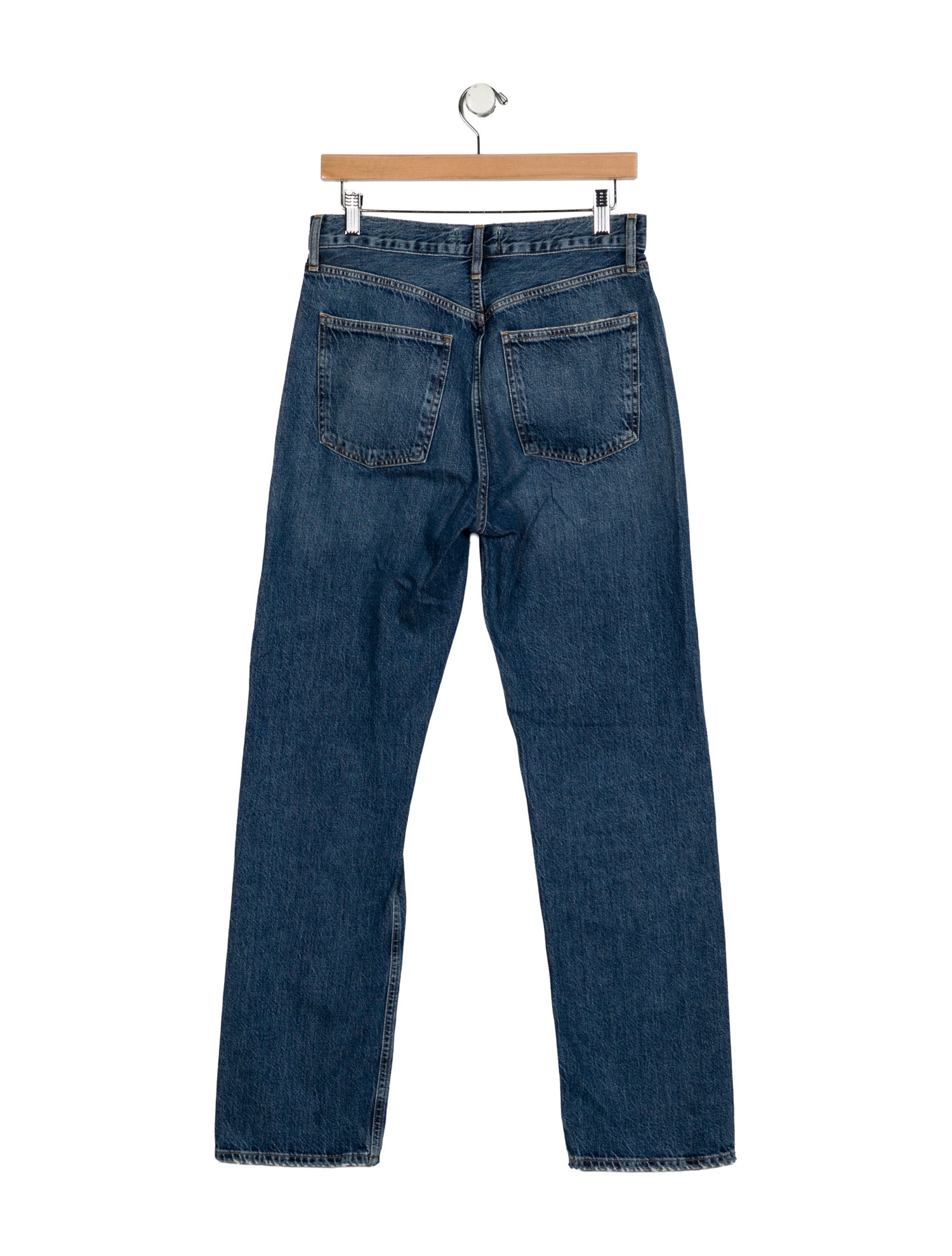 AGOLDE High-Rise Straight Leg Jeans