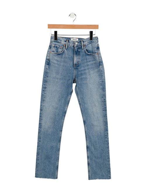 AGOLDE Mid-Rise Straight Leg Jeans