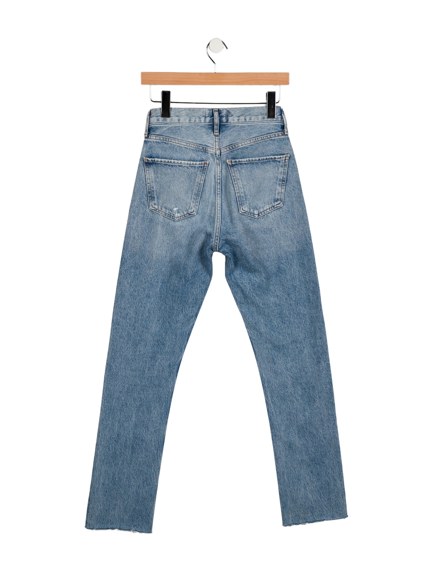 AGOLDE Mid-Rise Straight Leg Jeans
