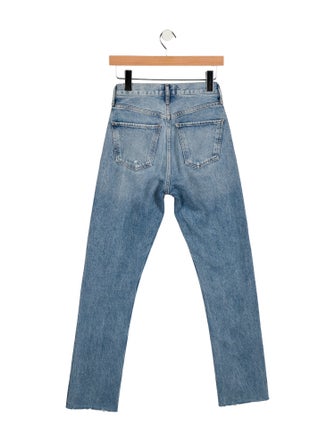AGOLDE Mid-Rise Straight Leg Jeans