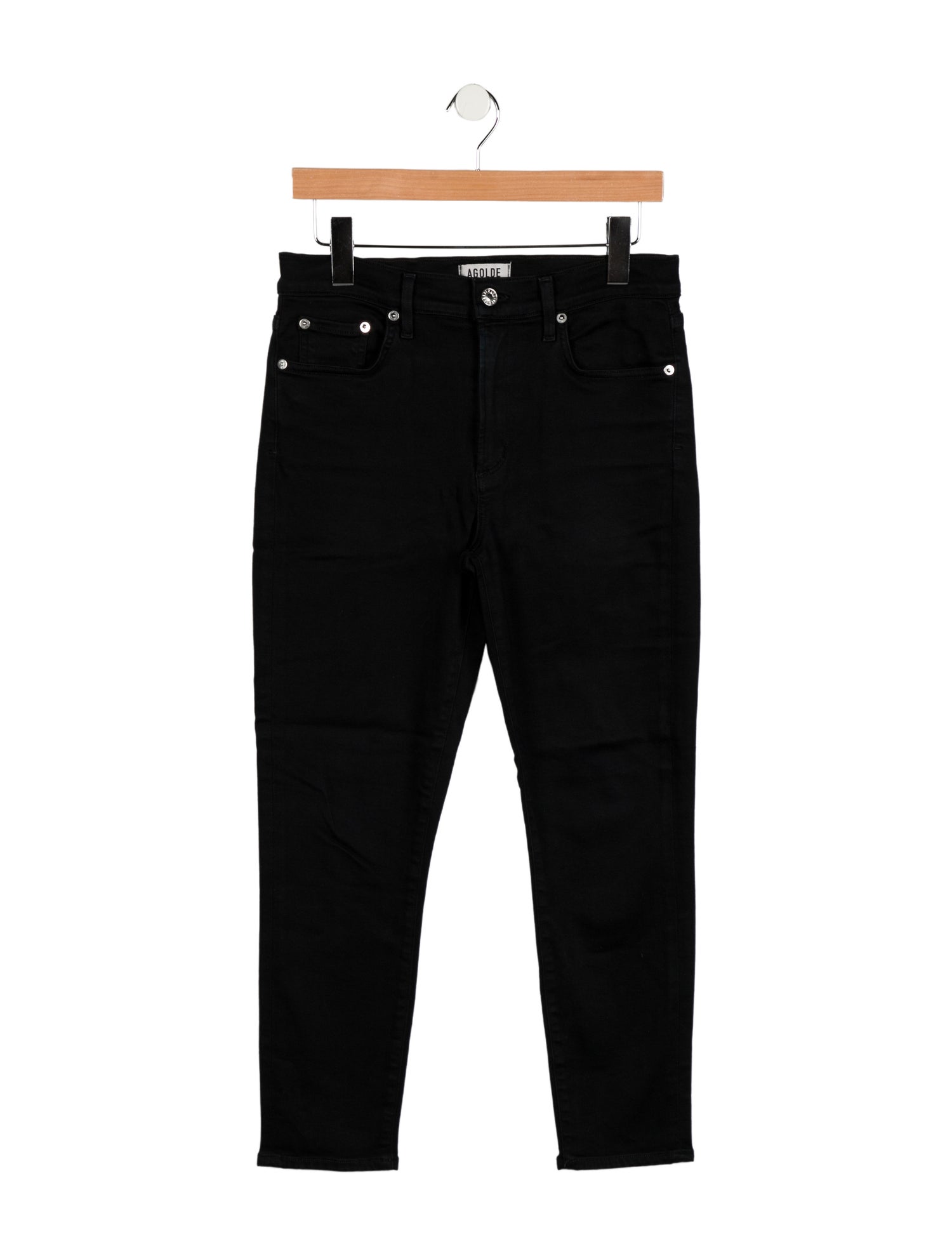 AGOLDE Mid-Rise Skinny Leg Jeans