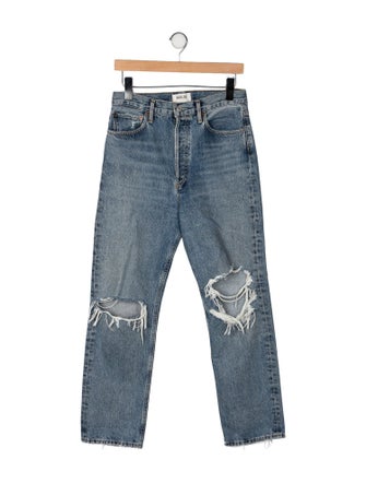 AGOLDE High-Rise Straight Leg Jeans