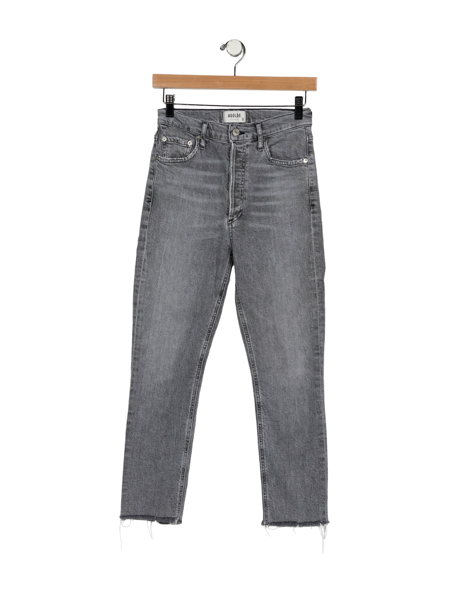 AGOLDE Mid-Rise Straight Leg Jeans