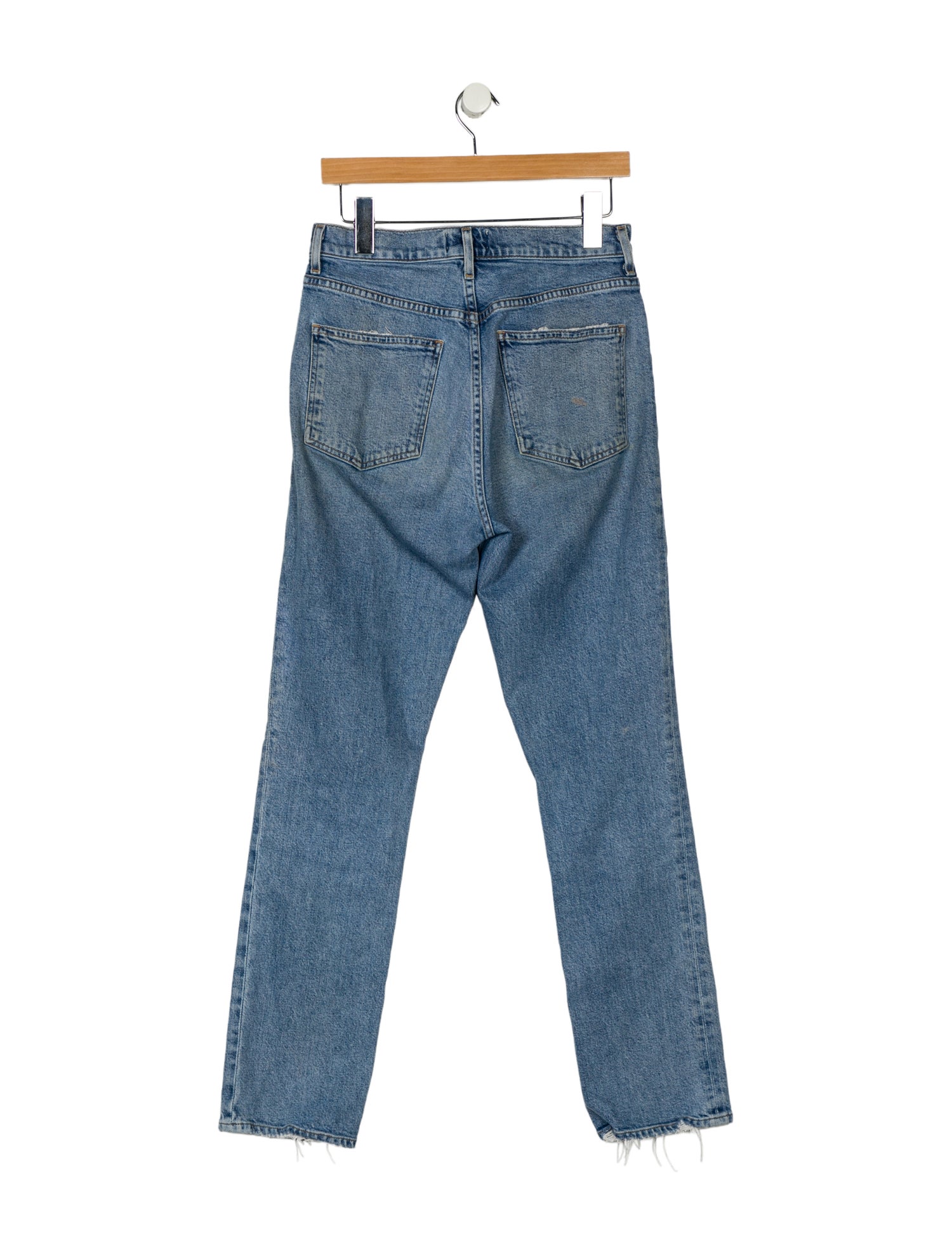 AGOLDE High-Rise Straight Leg Jeans