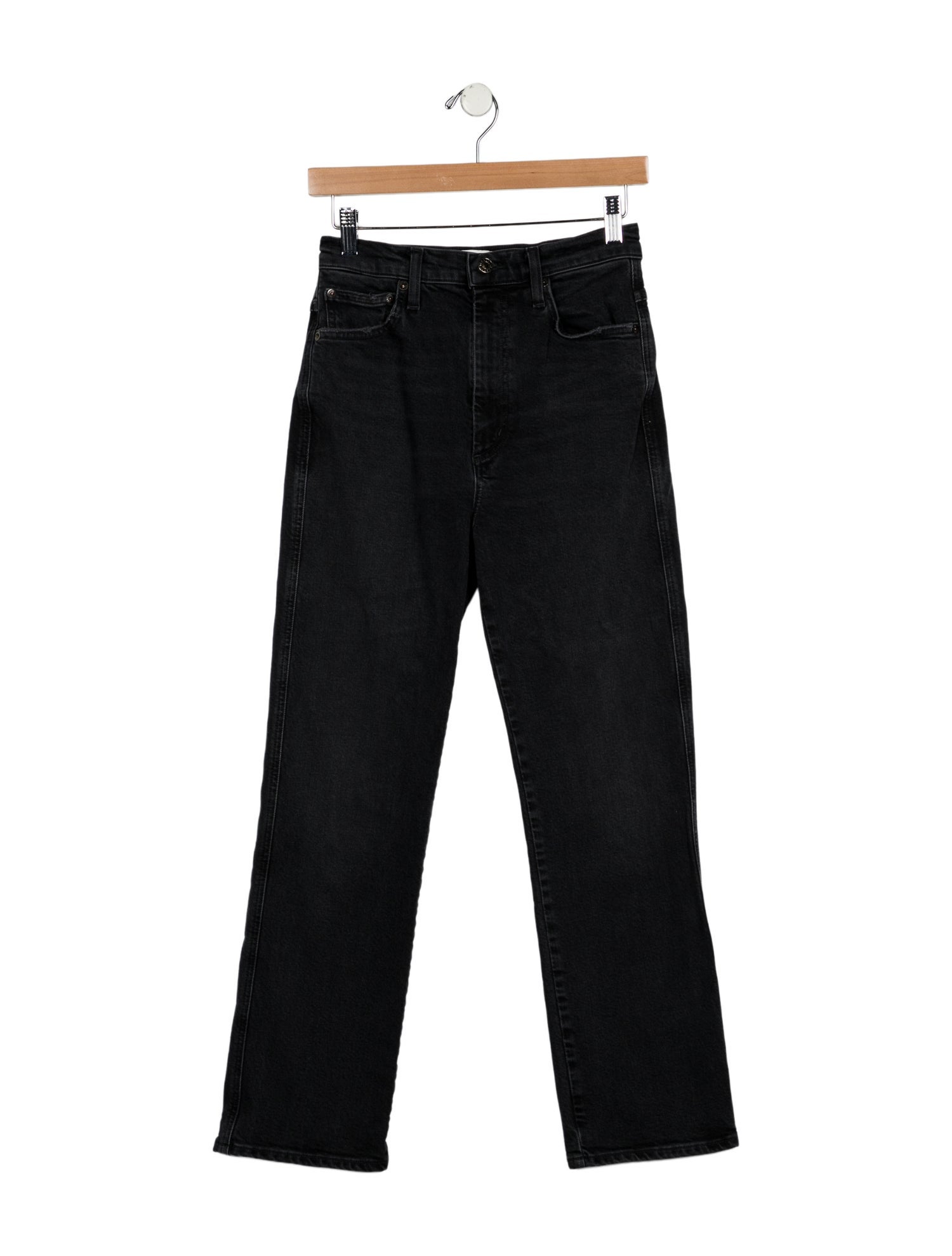 AGOLDE High-Rise Straight Leg Jeans