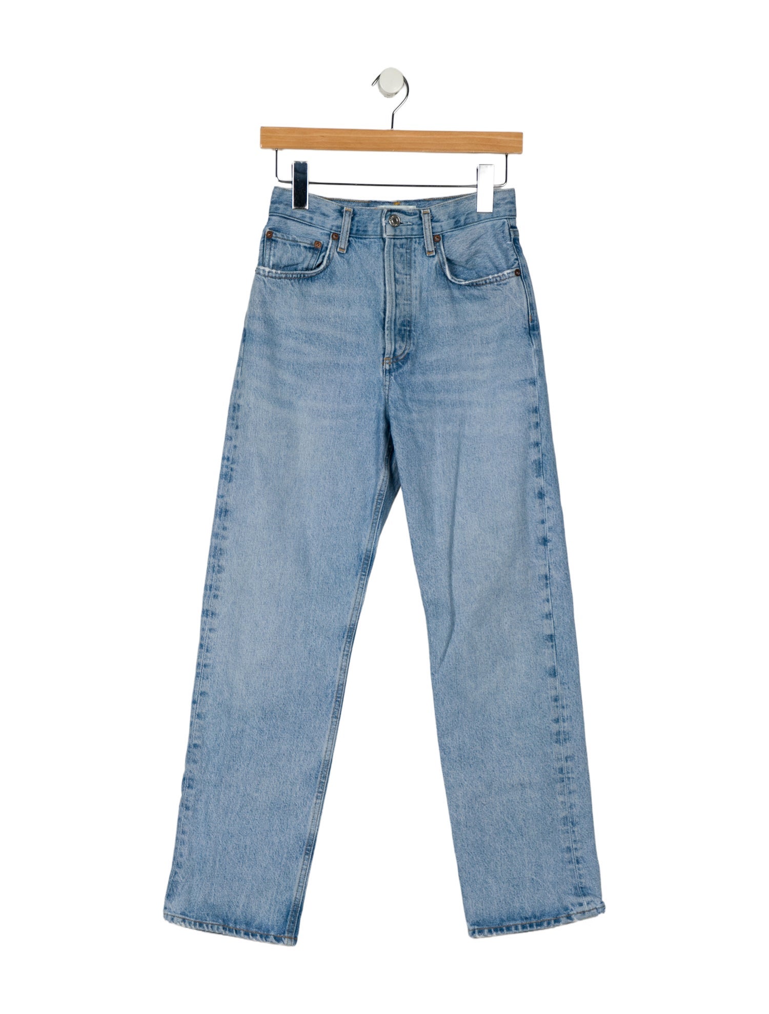 AGOLDE High-Rise Straight Leg Jeans