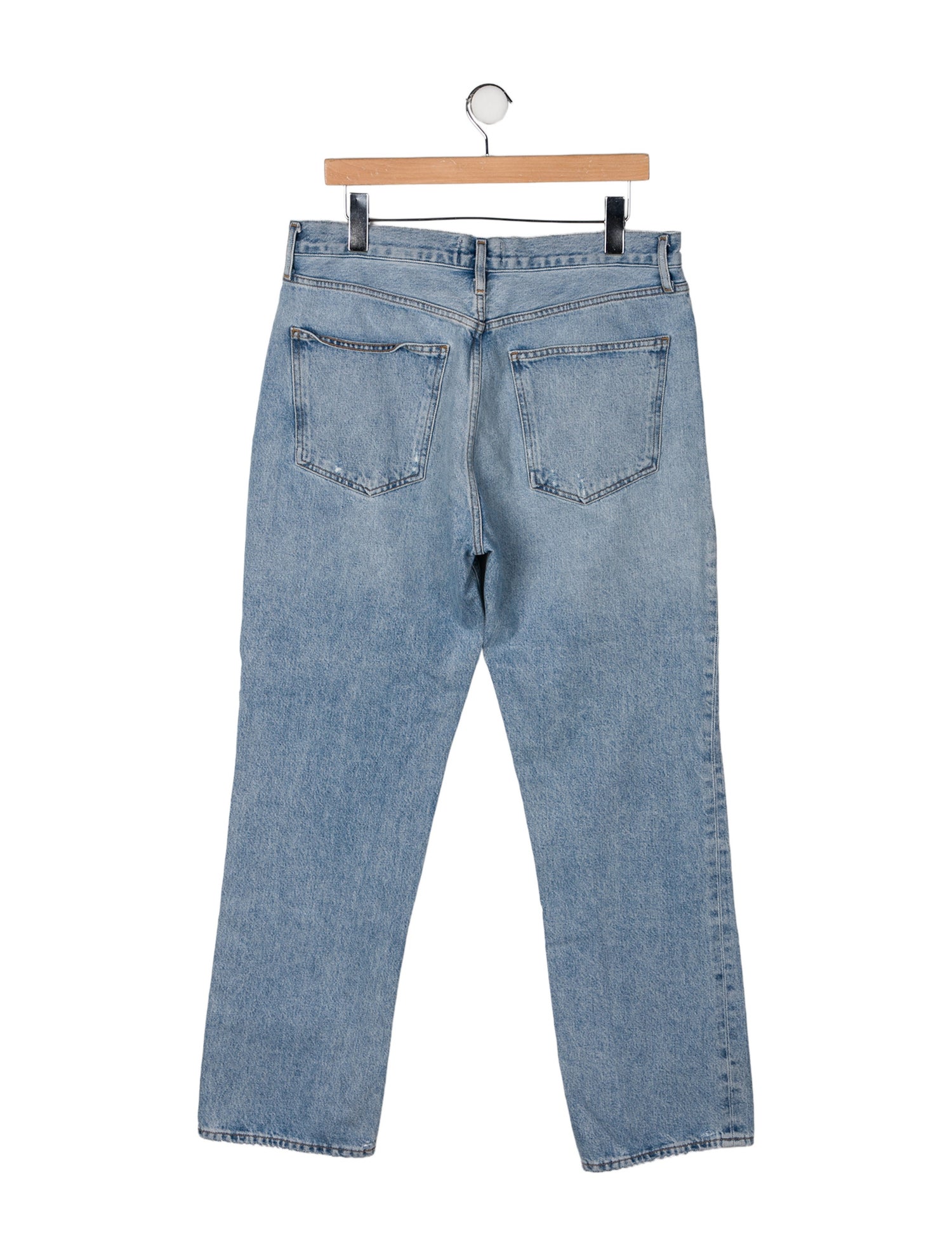 AGOLDE High-Rise Straight Leg Jeans