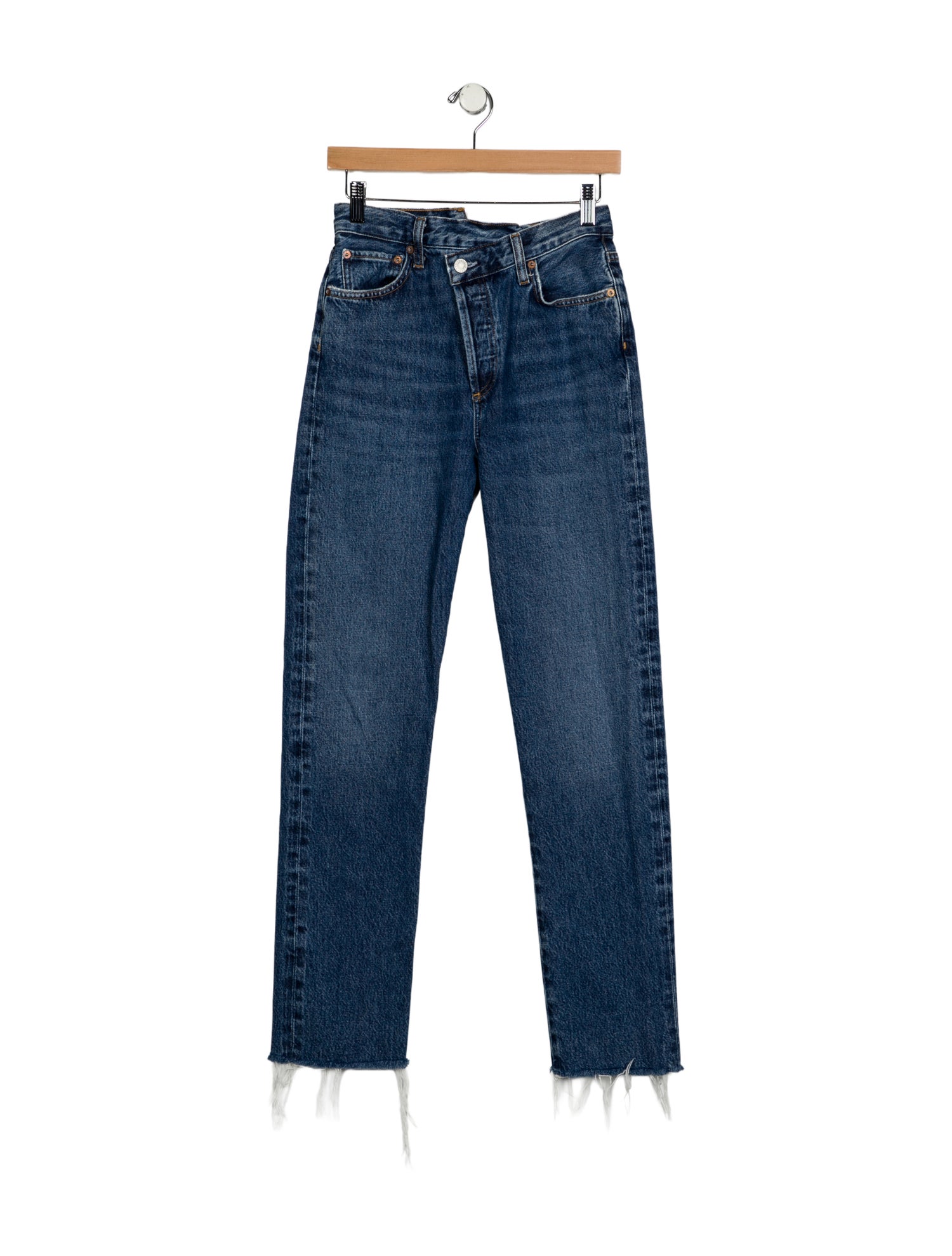 AGOLDE High-Rise Straight Leg Jeans