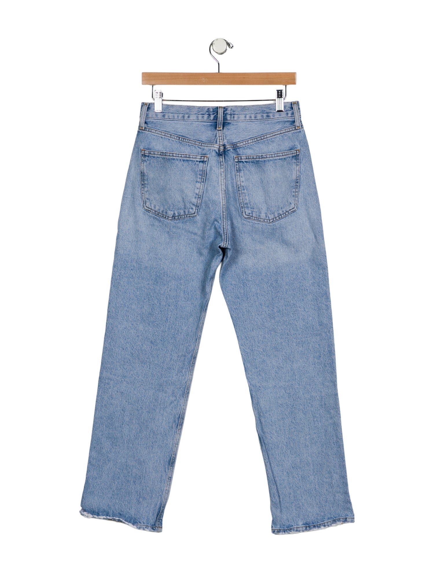 AGOLDE High-Rise Straight Leg Jeans