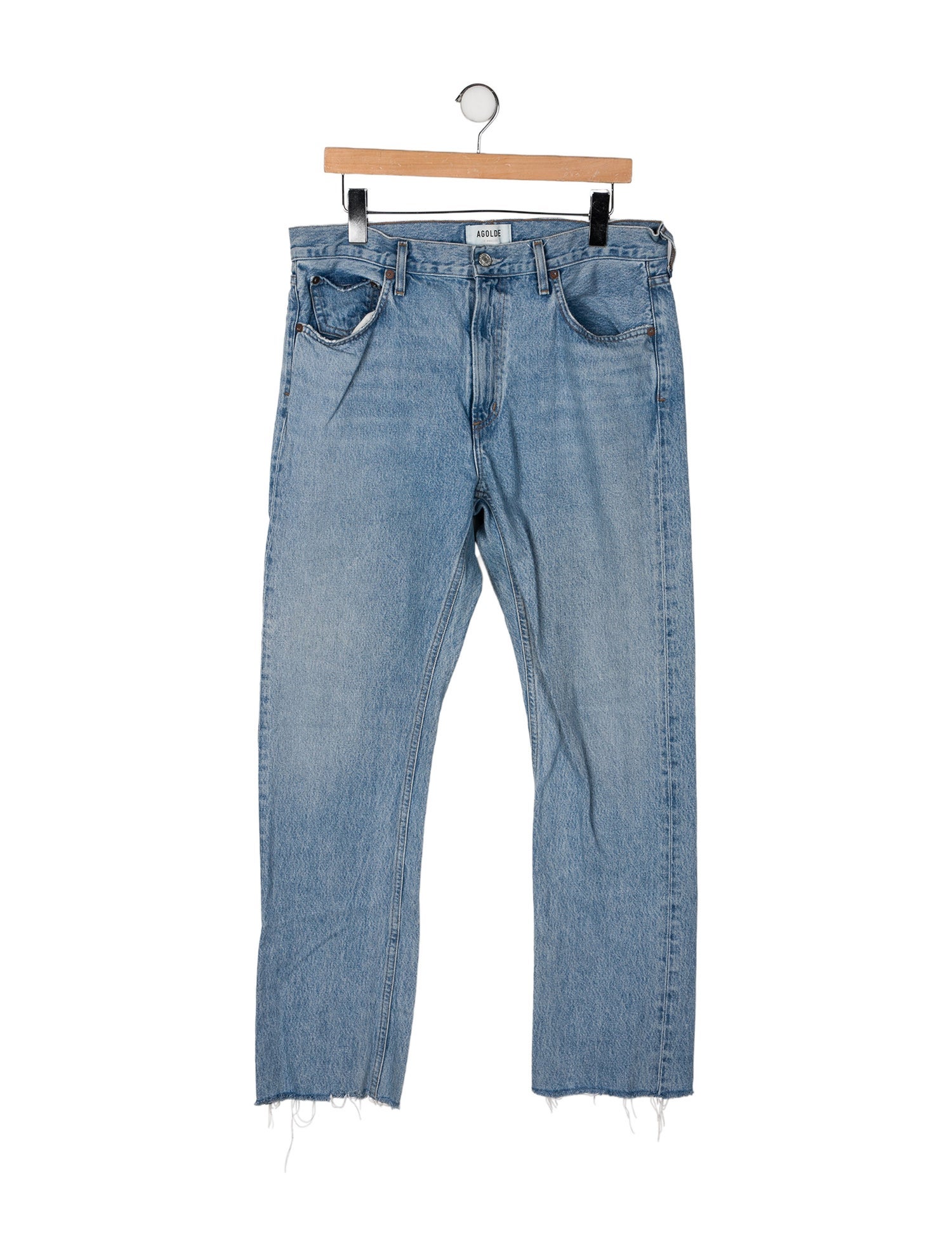 AGOLDE High-Rise Straight Leg Jeans