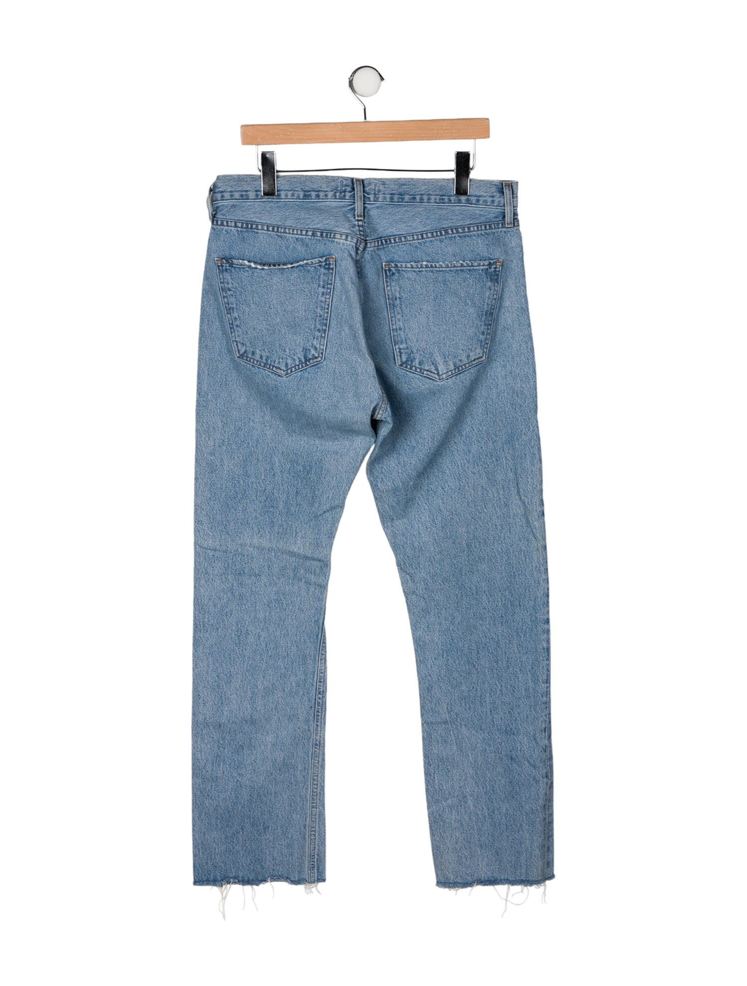 AGOLDE High-Rise Straight Leg Jeans