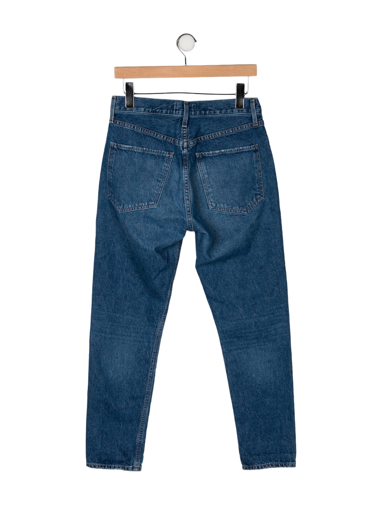 AGOLDE High-Rise Straight Leg Jeans