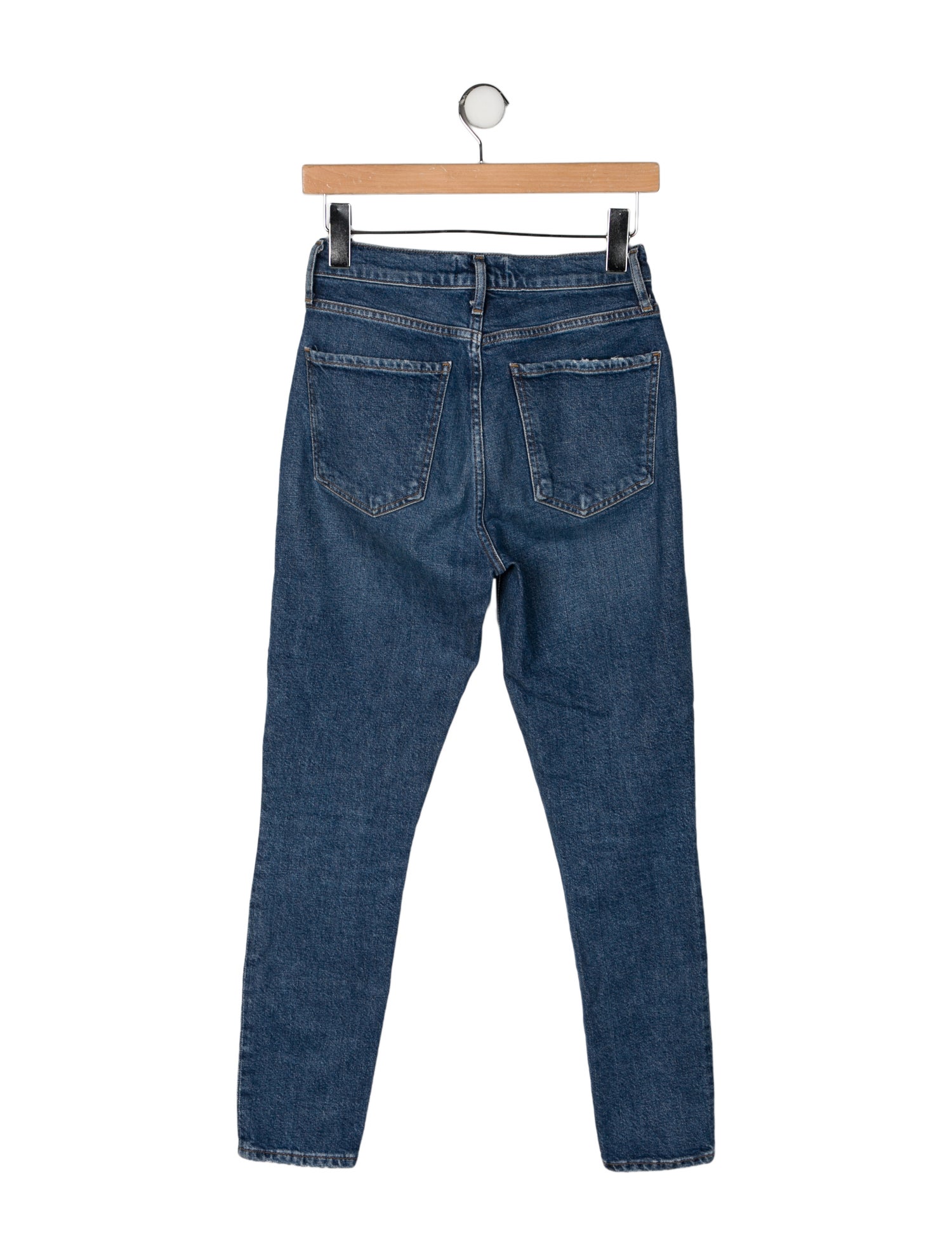 AGOLDE Mid-Rise Skinny Leg Jeans