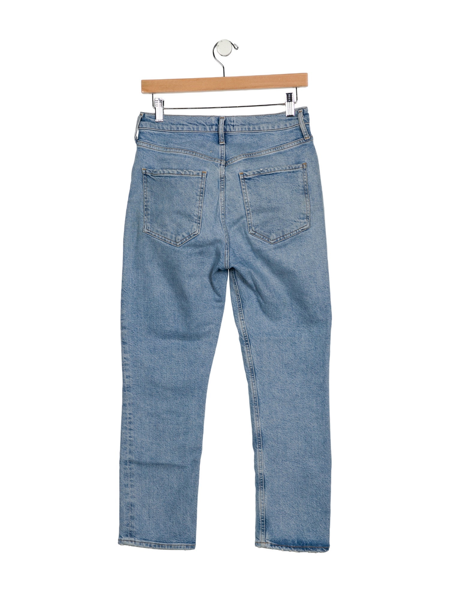 AGOLDE High-Rise Straight Leg Jeans