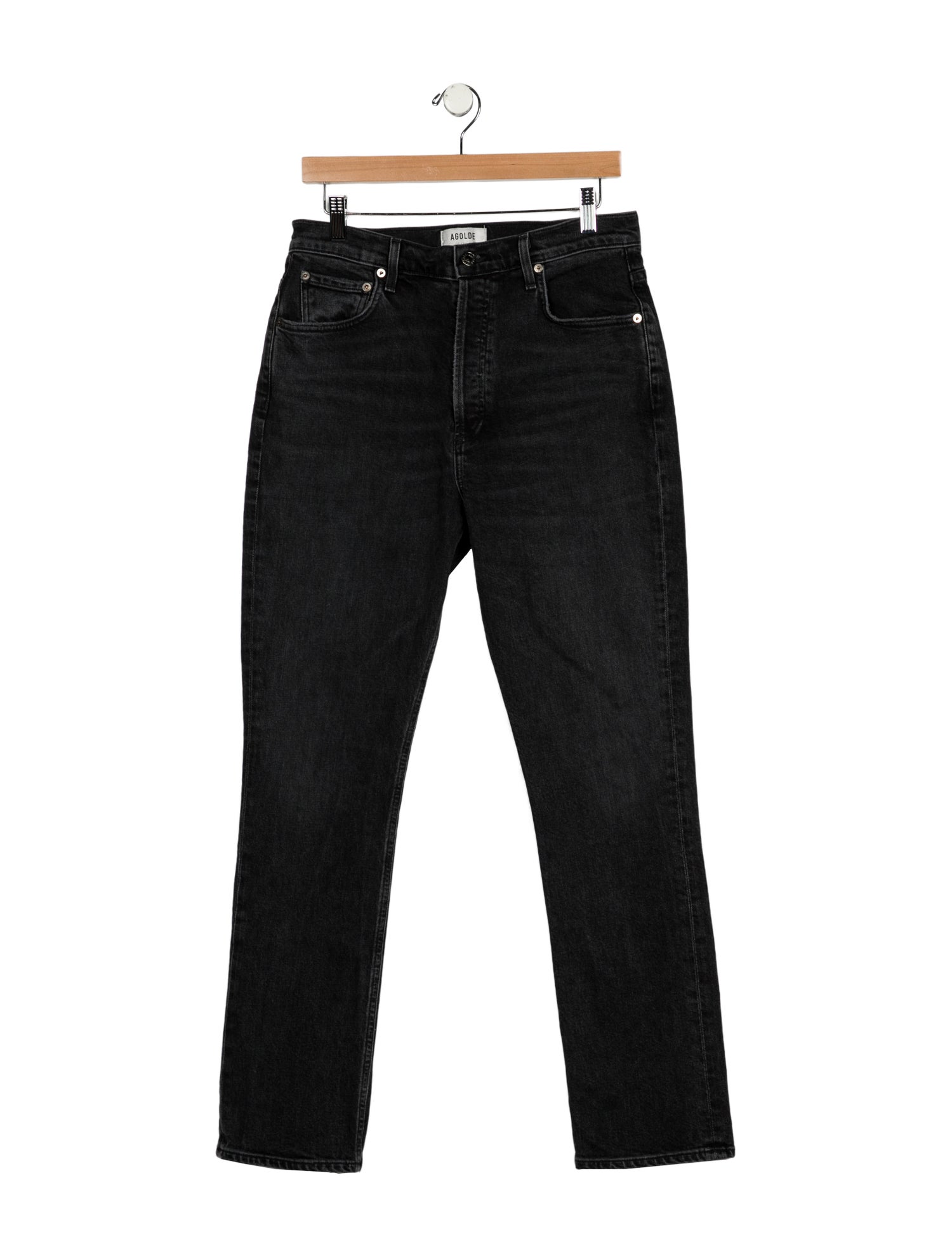 AGOLDE High-Rise Straight Leg Jeans