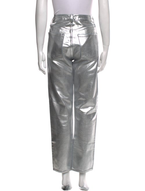 AGOLDE Leather Straight Leg Pants