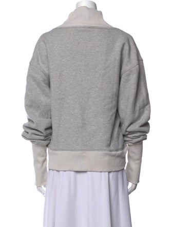 AGOLDE V-Neck Long Sleeve Sweatshirt