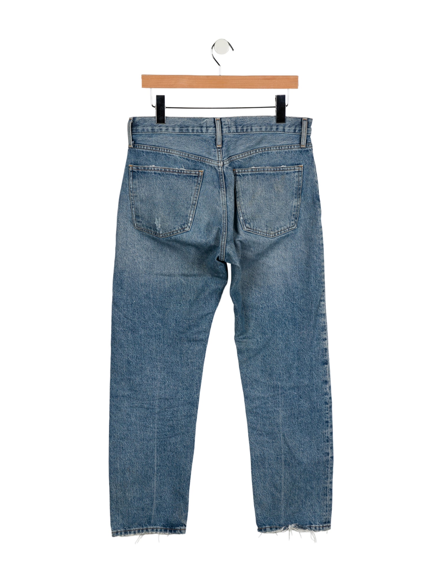 AGOLDE High-Rise Straight Leg Jeans