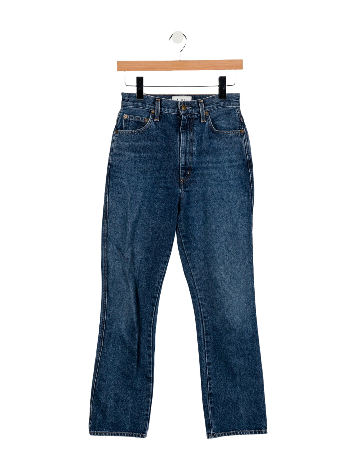 AGOLDE High-Rise Straight Leg Jeans