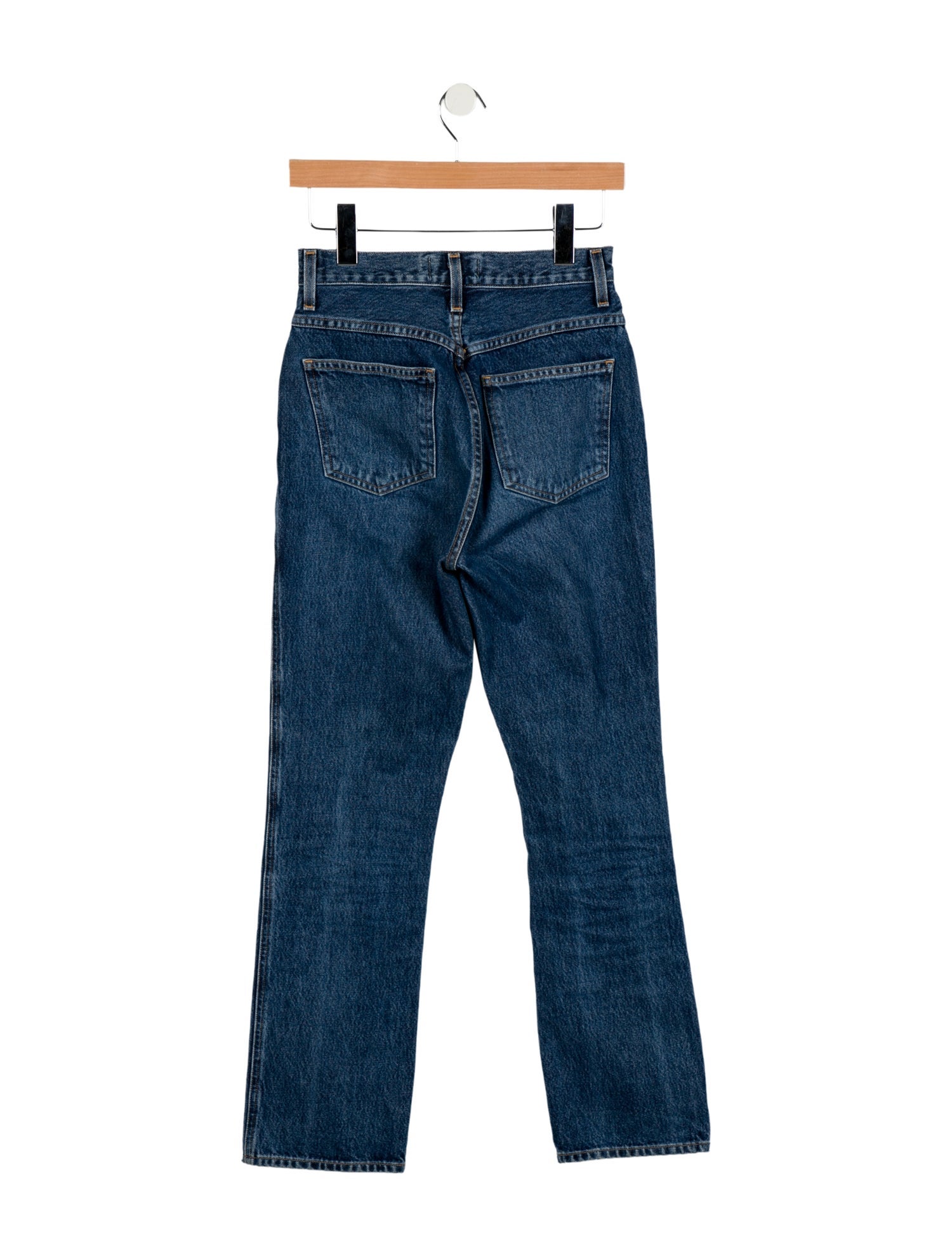 AGOLDE High-Rise Straight Leg Jeans