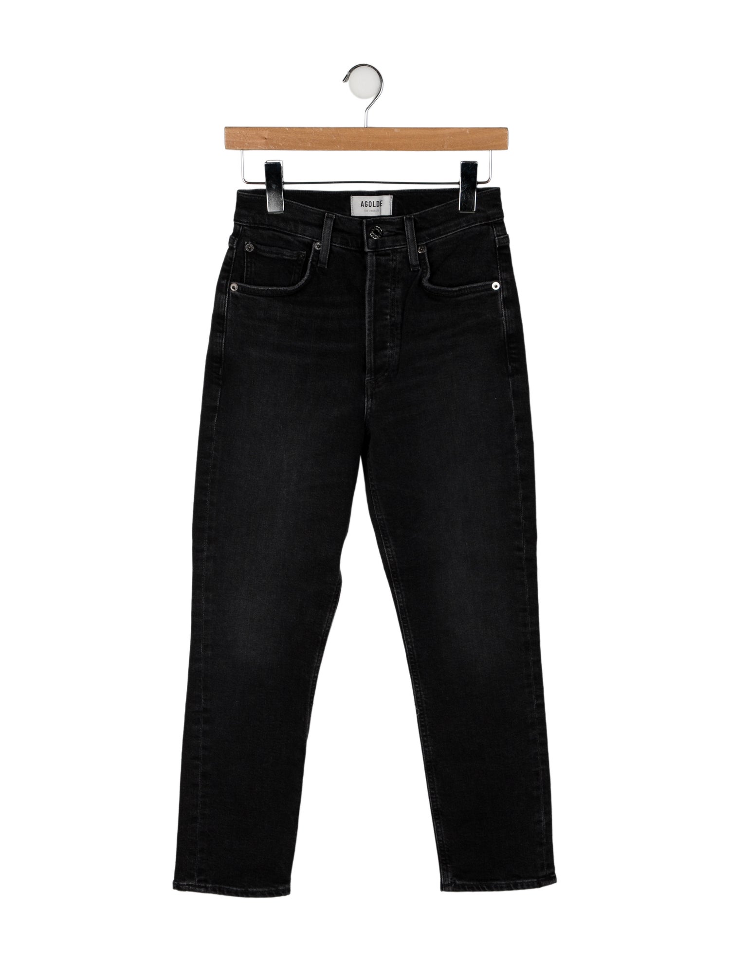 AGOLDE Mid-Rise Straight Leg Jeans