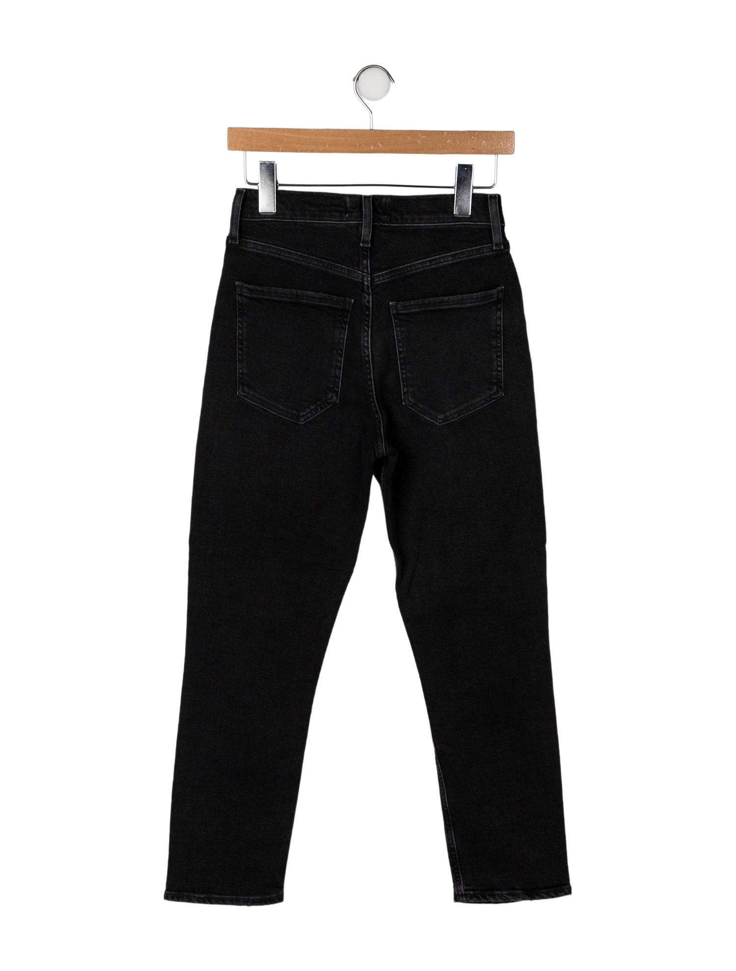 AGOLDE Mid-Rise Straight Leg Jeans