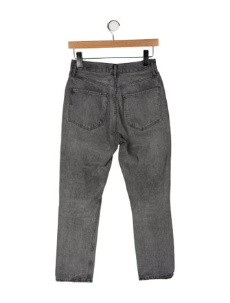 AGOLDE Mid-Rise Straight Leg Jeans